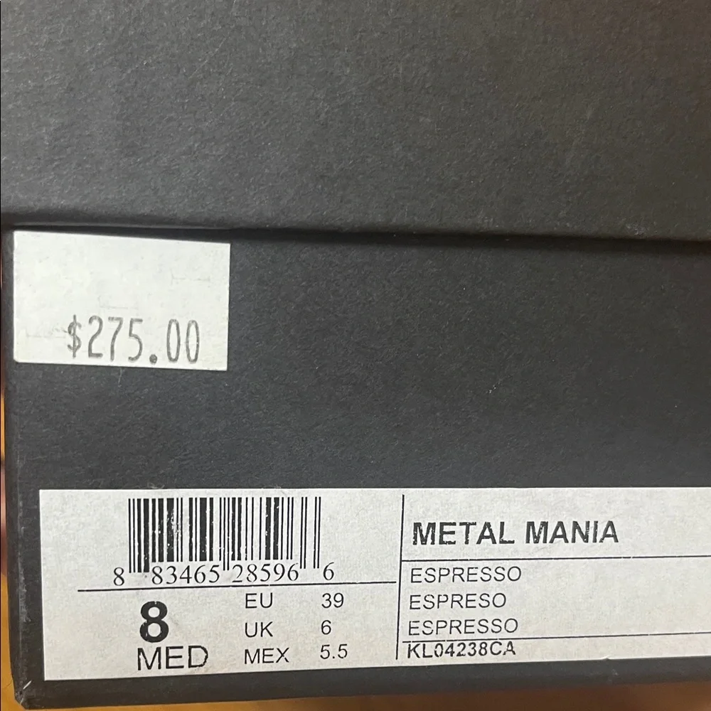 Kenneth Cole Elegant Brown Heeled Leather Kitten heel Boots size 8 - Picture 6 of 6